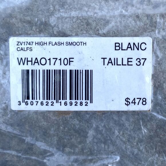 NWT New ZADIG & VOLTAIRE High Flash Distressed SHEARLING Sneakers 37 US(6.5-7) - Picture 13 of 14